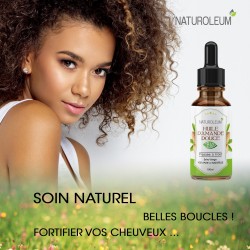 amande douce bio : soin naturel, belles boucles, fortifiez vos cheveux.