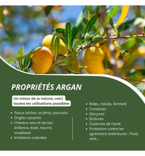 Huile d'Argan Bio | Peau, Cheveux et Soin du Corps