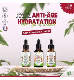 Anti-Aging Oil Pack - Organic & Natural Care for Wrinkles and Hydration