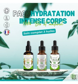 Pack Hydratation Intense pour le Corps - Huiles Végétales Bio Nourrissantes