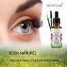 Huile de ricin bio. Des cils plus longs et plus épais.