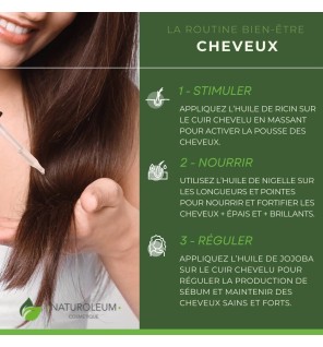 Pack Huiles Pousse des Cheveux - Stimulation et Renforcement Capillaire Bio