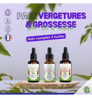 Pack Huiles Spéciales Vergetures et Grossesse - Soin Préventif et Régénérant Bio