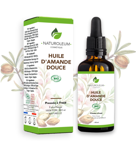 Huile d'Amande Douce Bio | Peau, Cheveux et Massage