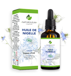 Huile de Nigelle Bio Pure | Huile de Cumin Noir - Soins Cheveux et Peau