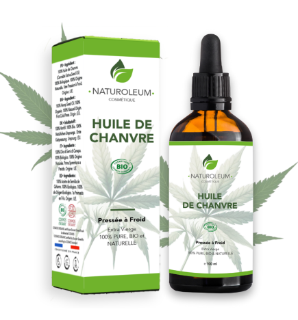 Huile de Chanvre Bio | Skin, Hair, and Massage