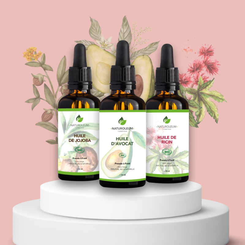 Dry and Damaged Hair Oil Pack - Repairing and Nourishing 100% Organic Care