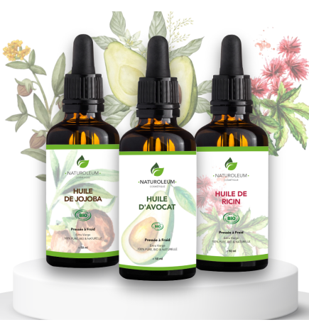 Dry and Damaged Hair Oil Pack - Repairing and Nourishing 100% Organic Care