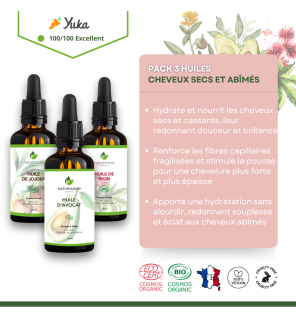 Dry and Damaged Hair Oil Pack - Organic Repairing and Nourishing Care