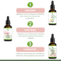 Dry and Damaged Hair Oil Pack - Repairing and Nourishing 100% Organic Care