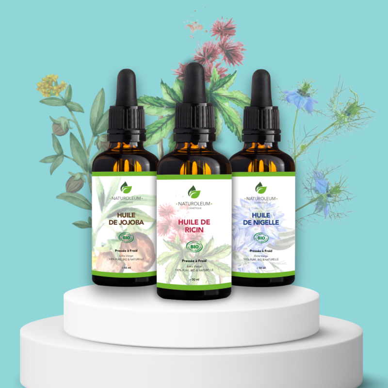 Hair Growth Oil Pack - Stimulate and Strengthen Hair Growth with 100% Organic Care