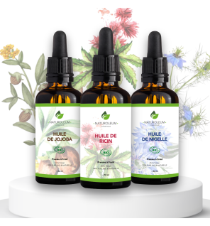 Hair Growth Oil Pack - Stimulate and Strengthen Hair Growth with 100% Organic Care