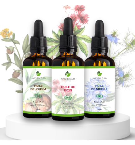Hair Growth Oil Pack - Stimulate and Strengthen Hair Growth with 100% Organic Care