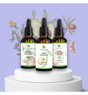Cleansing and Makeup Removal Oil Pack - Gentle and Hydrating Organic Facial Care