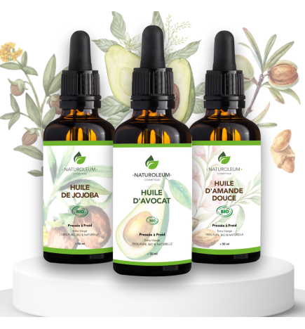 Pack Soins Bébé Douceur Naturelle - Huiles Végétales Bio pour Bébé