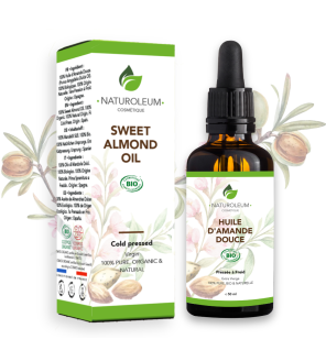 Huile d'Amande Douce Bio | Peau, Cheveux et Massage