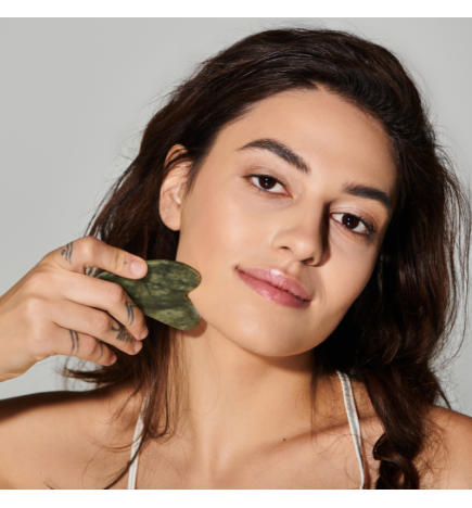 Natural Stone Gua Sha – Face & Body Massage