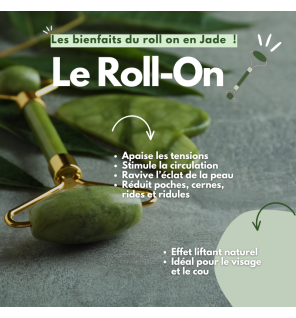 Natural Jade Roller – Tones, Decongests, and Firms the Skin