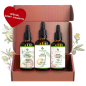Coffret Massage Saint-Valentin | Huiles Naturelles Avocat, Jojoba & Amande Douce