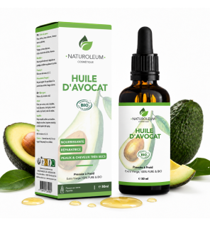 Huile d'Avocat Bio | Soins de la peau et des cheveux