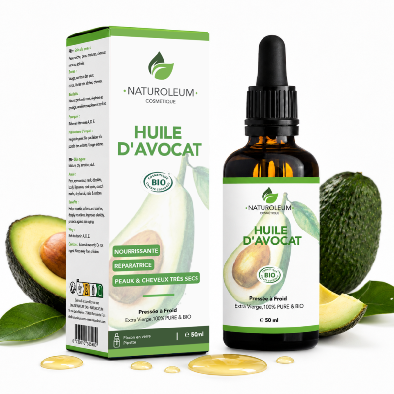 Huile d’Avocat Bio