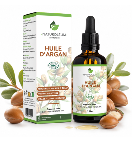 Huile d'Argan Bio | Peau, Cheveux et Soin du Corps