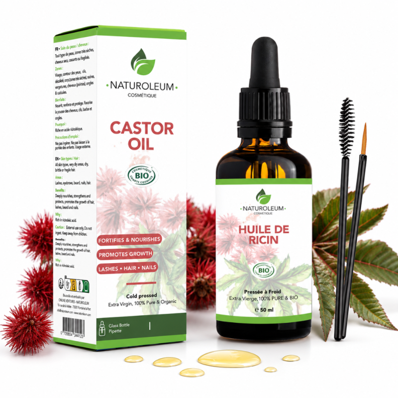 Organic Castor Oil | Natural Hair Growth & Skin Care Oil