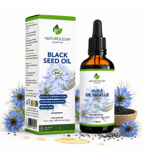Pure Organic Nigella Oil | Black Cumin Seed Oil - Hair and Skin Care