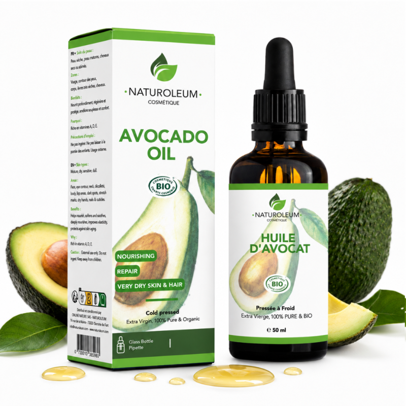 Huile d’Avocat Bio