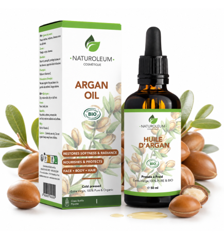 Huile d'Argan Bio | Peau, Cheveux et Soin du Corps
