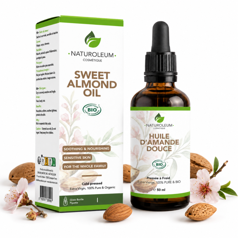 Organic Sweet Almond Oil | Skin, Hair, and Massage